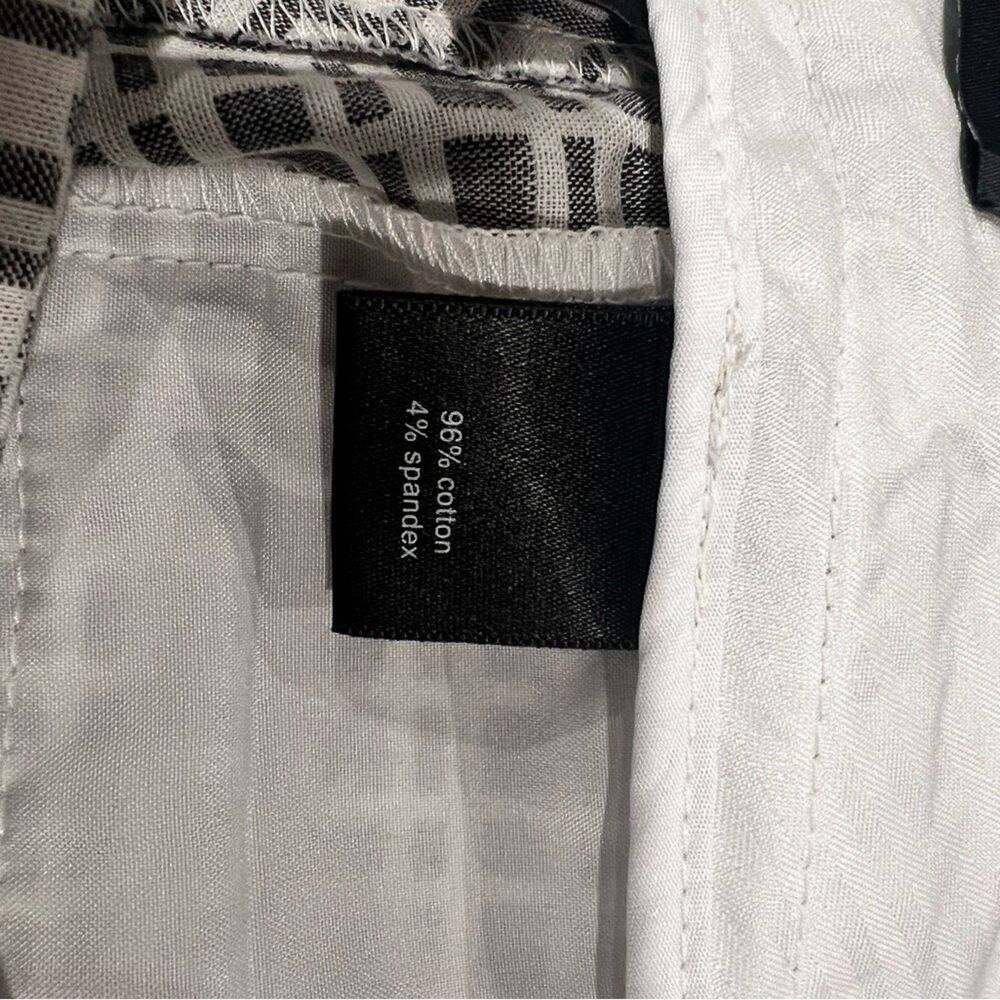 Slim Fitted Cropped Ankle Pants Gray & White Plaid The Limited Size 8 - Picture 6 of 8